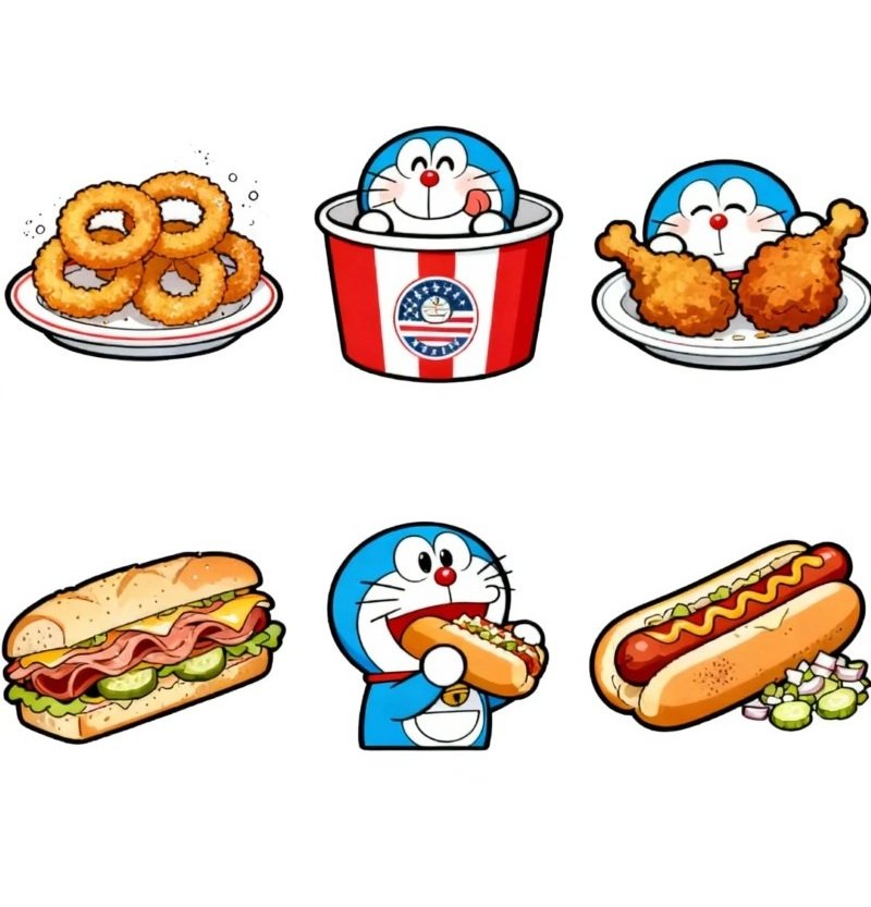 sticker doraemon 35