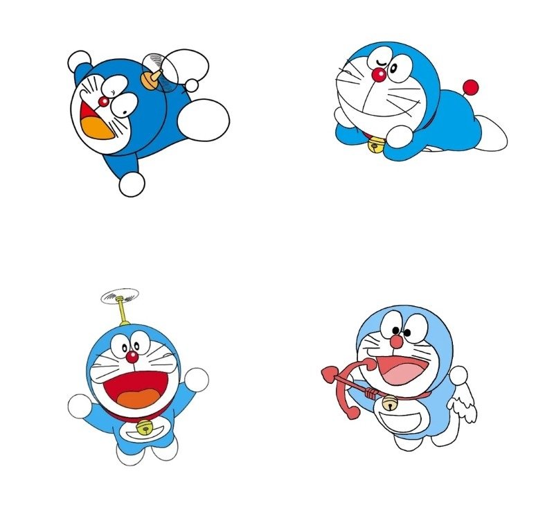sticker doraemon cute