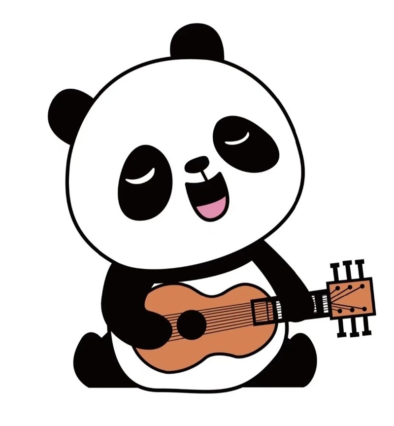 sticker gấu trúc 17