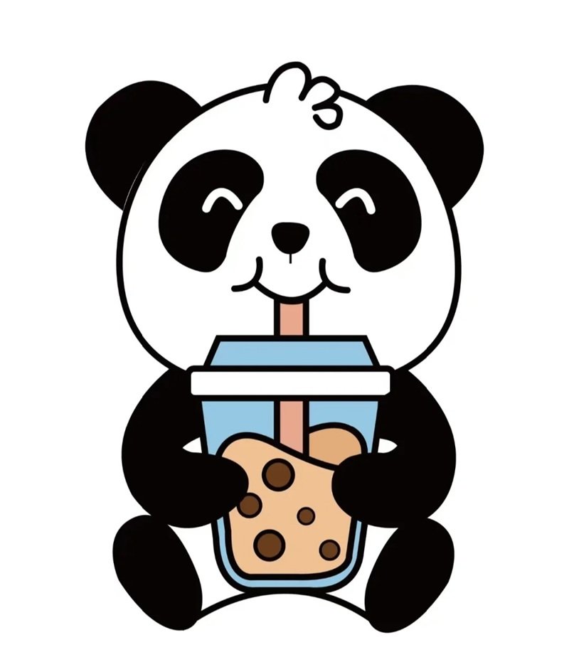 sticker gấu trúc 24