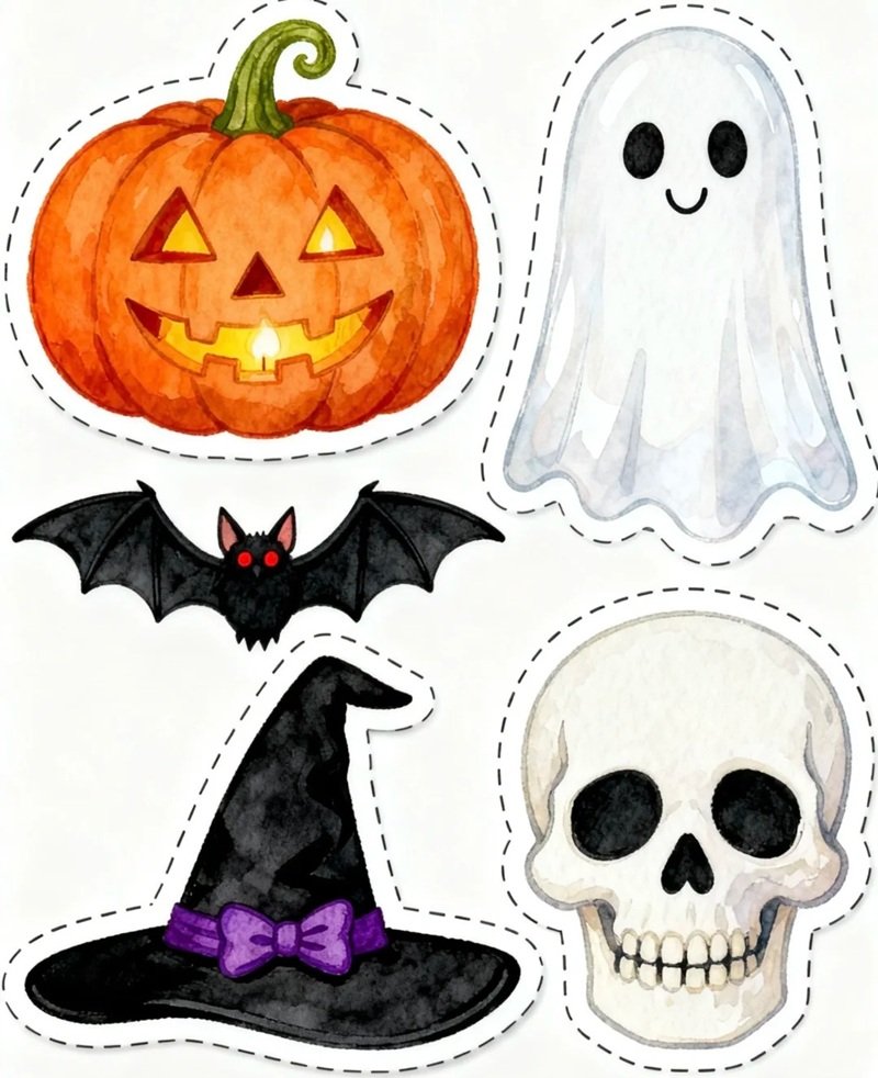 sticker halloween 20