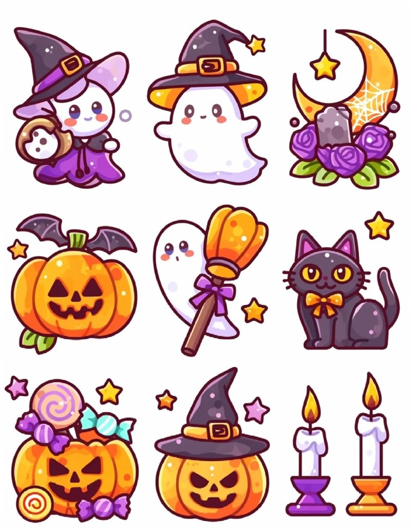 sticker halloween 23