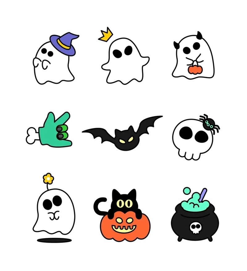 sticker halloween 26