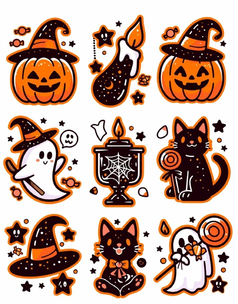 sticker halloween 34