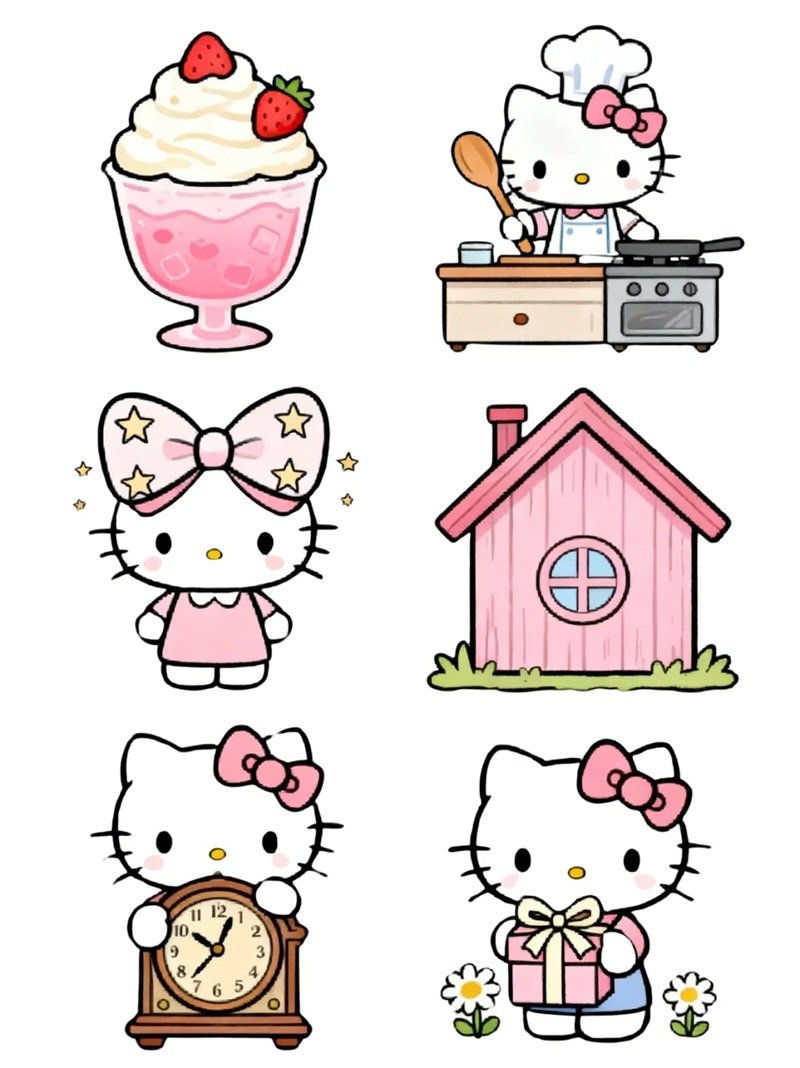 sticker hello kitty 14