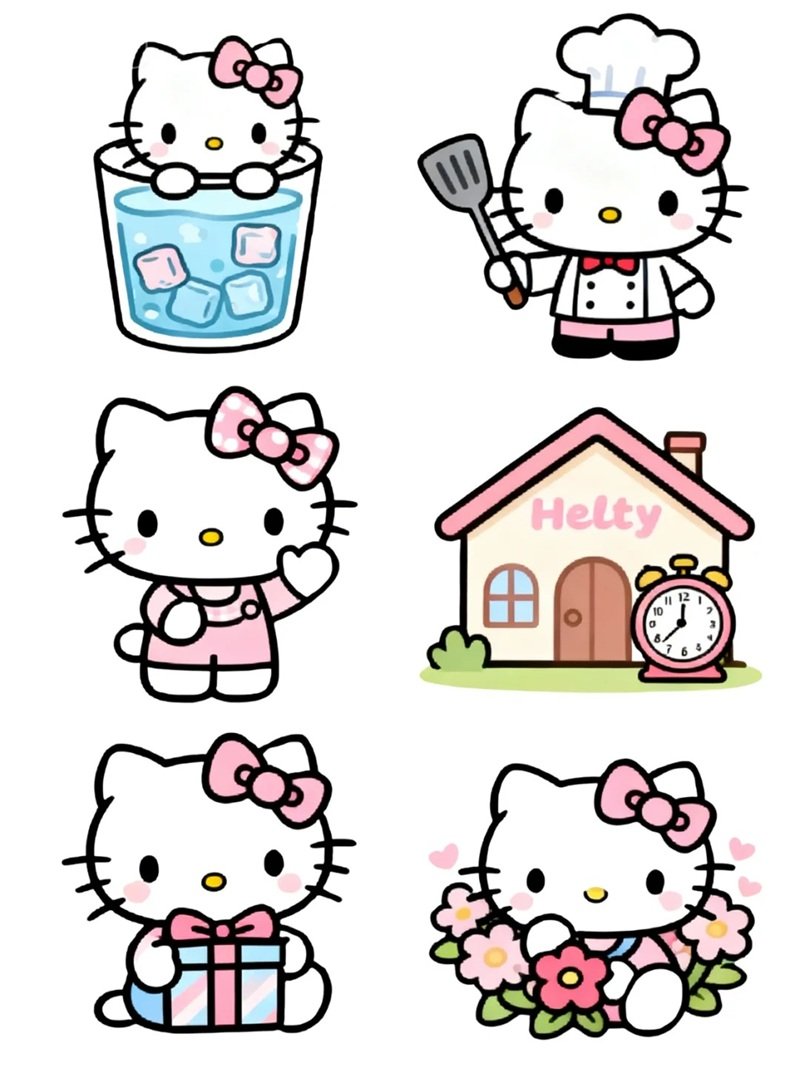 sticker hello kitty 15
