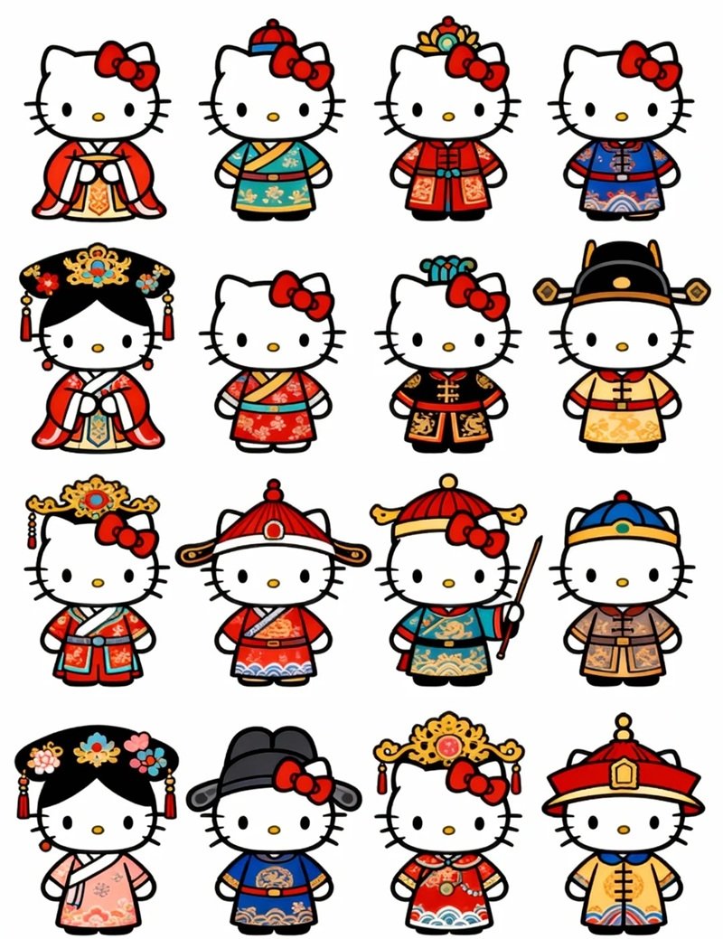 sticker hello kitty 22