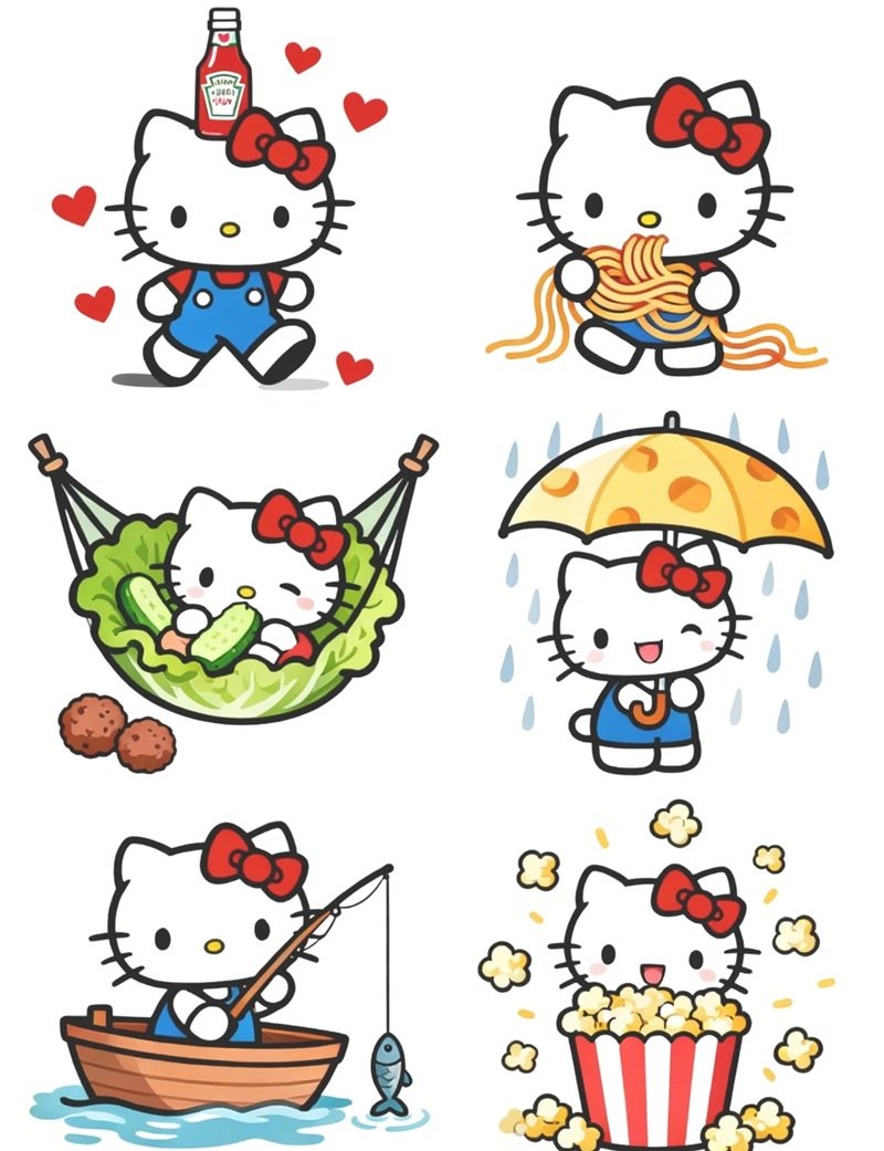 sticker hello kitty 23