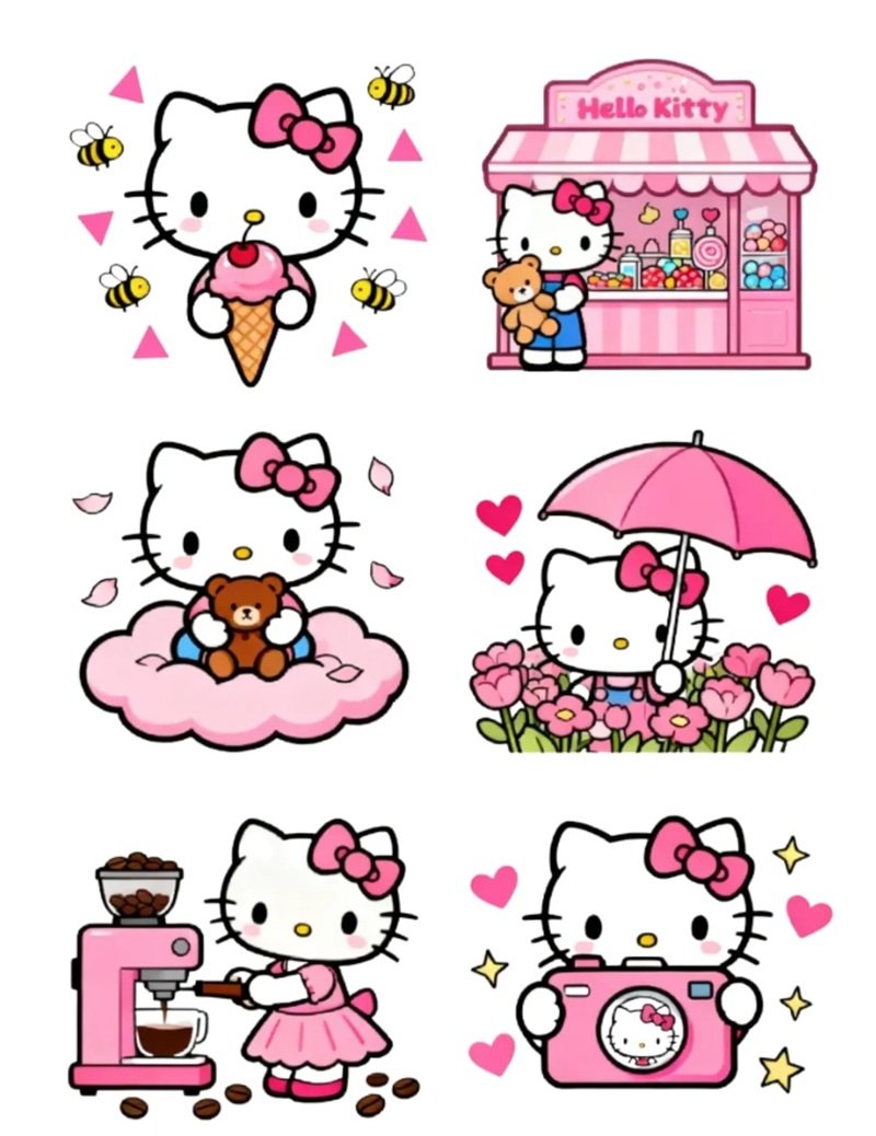 sticker hello kitty 28