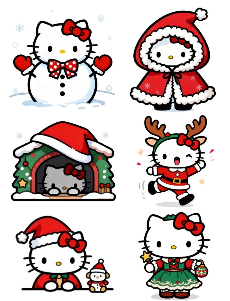 sticker hello kitty hài