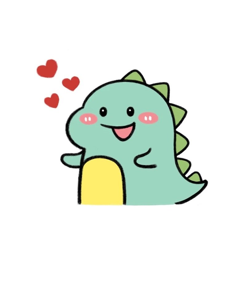 sticker khủng long 32