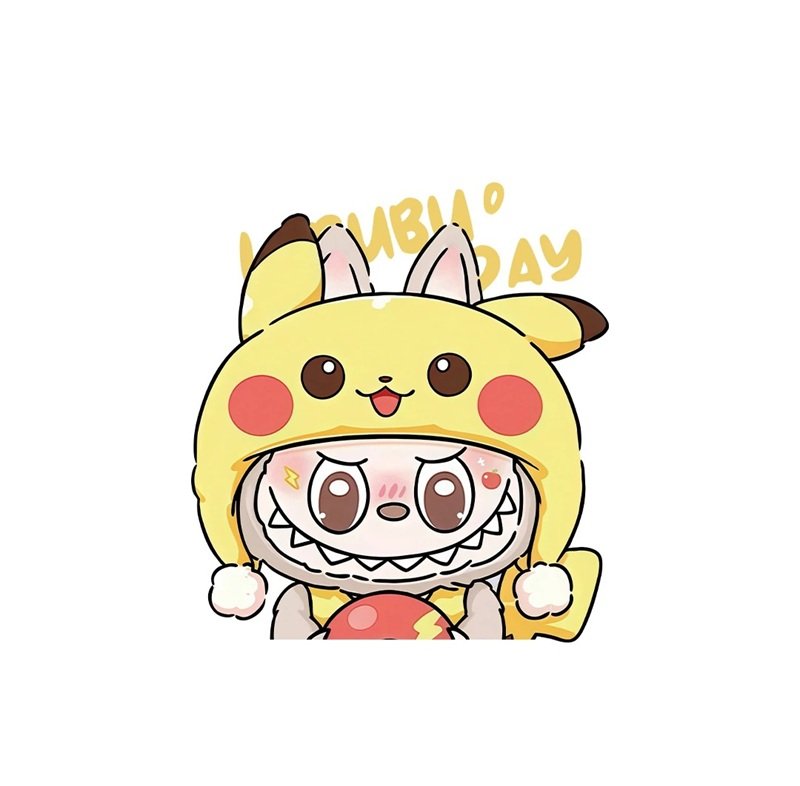 sticker labubu 37