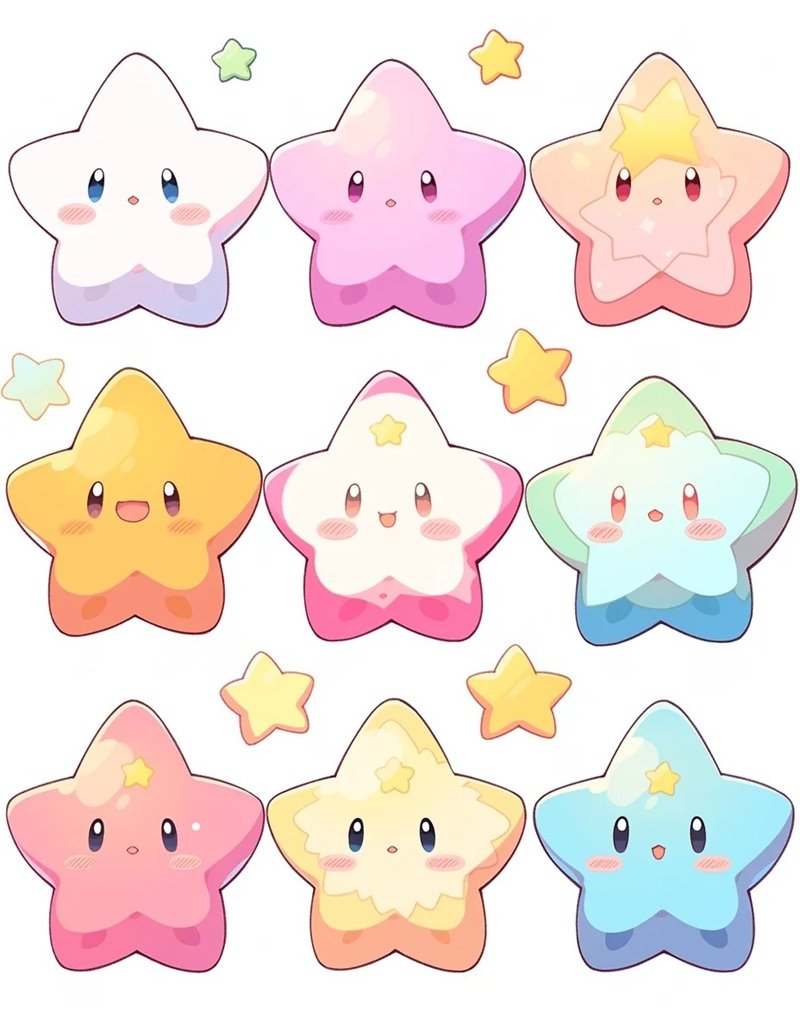 sticker ngôi sao 13