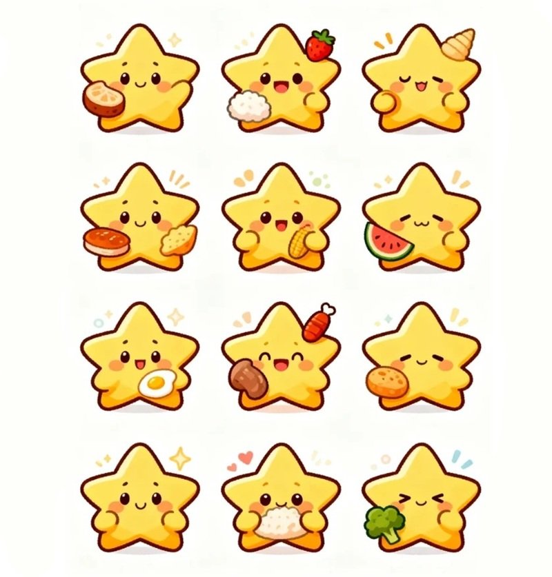 sticker ngôi sao 22