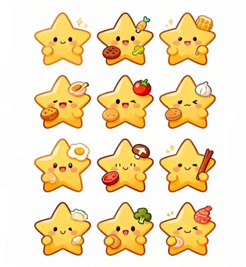 sticker ngôi sao 23