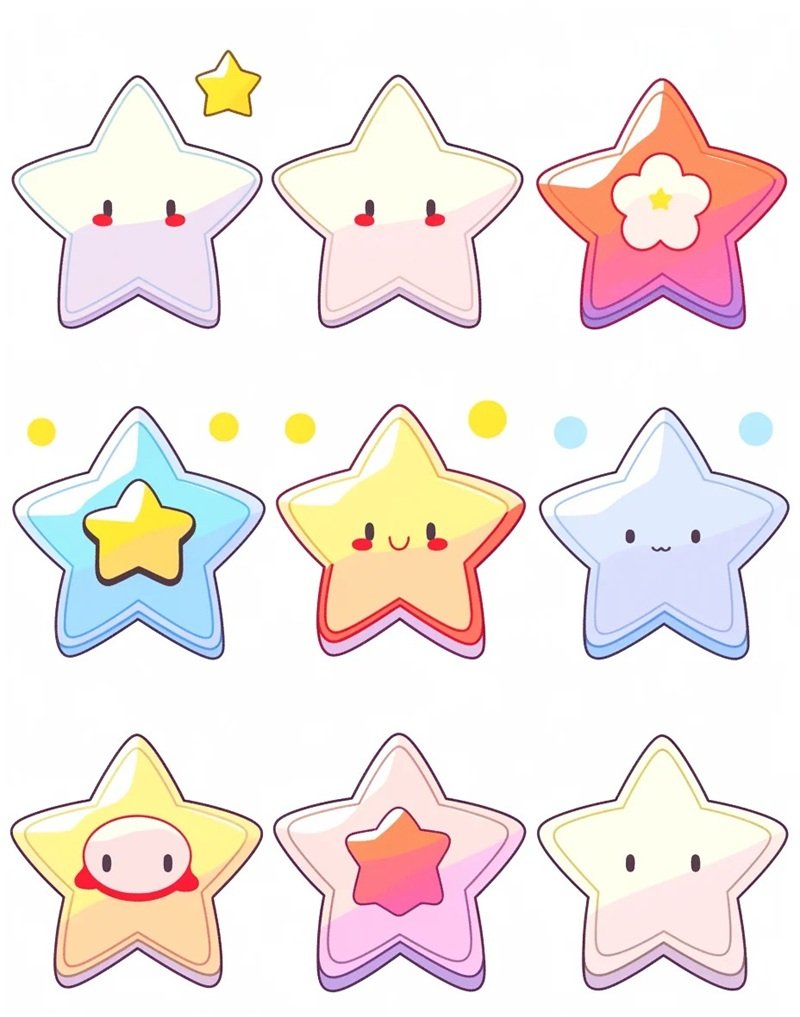 sticker ngôi sao 8