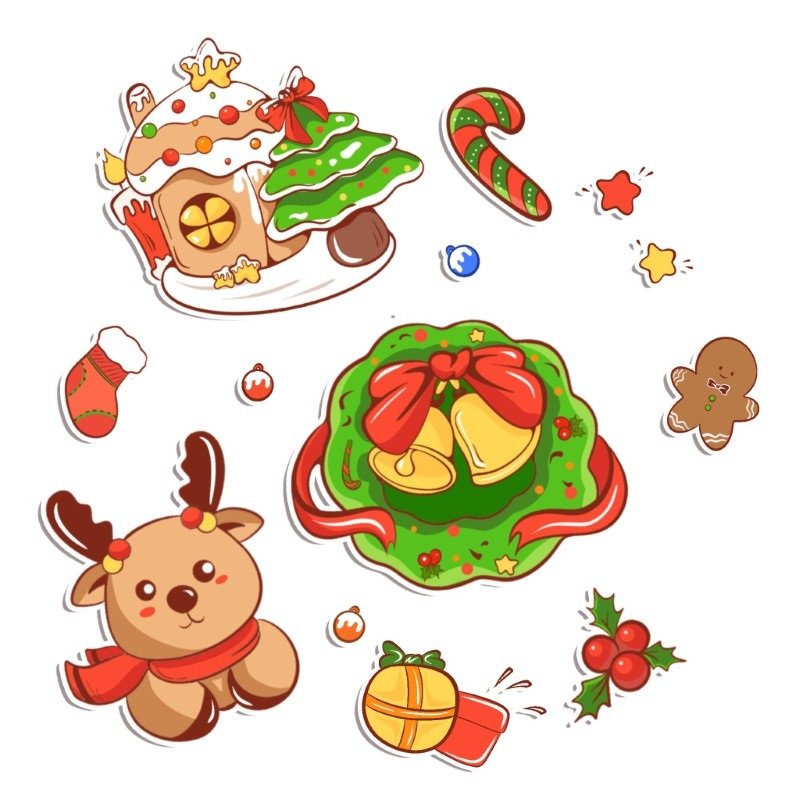 sticker noel 27