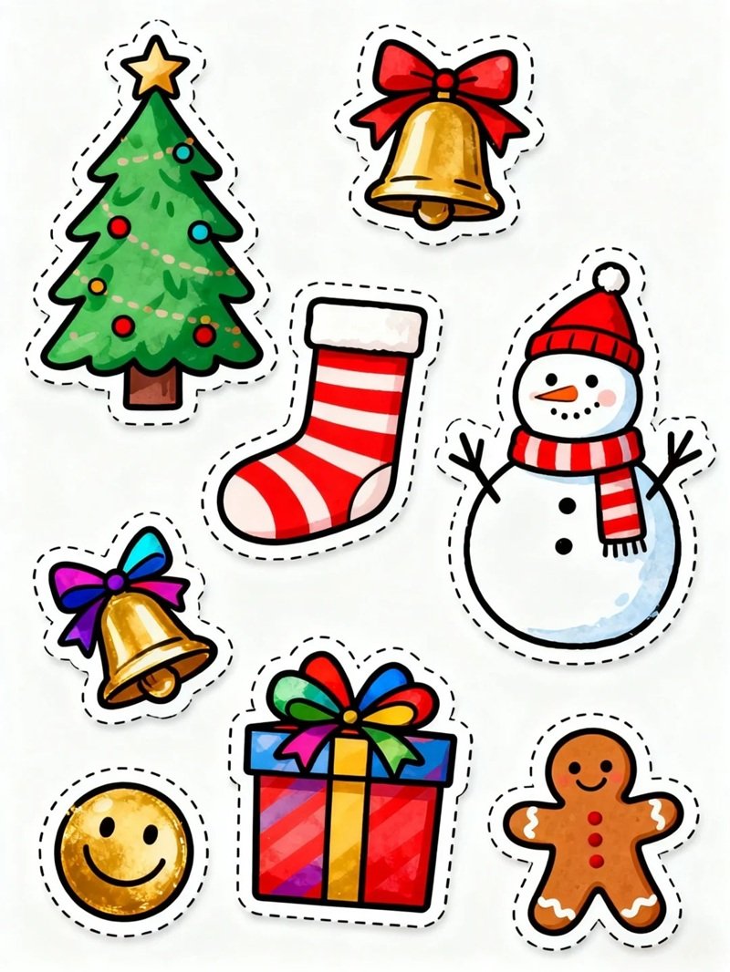 sticker noel 33