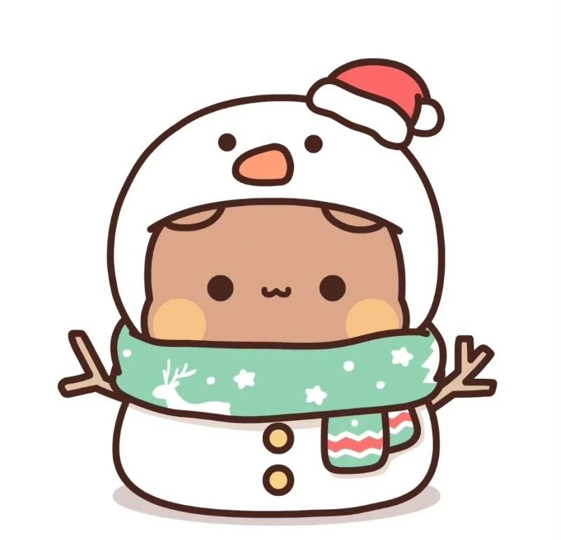 sticker noel cute