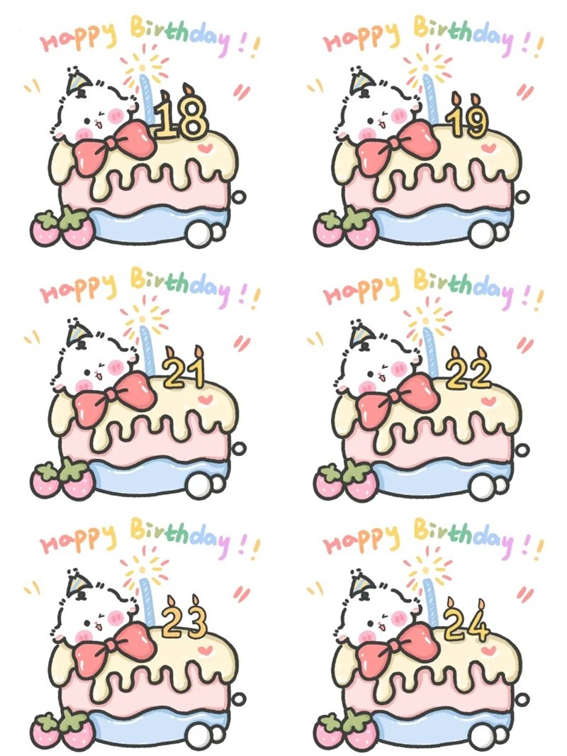 sticker sinh nhật 3