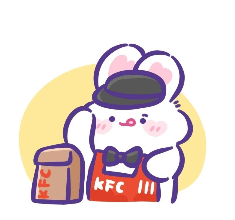 sticker thỏ cute 33