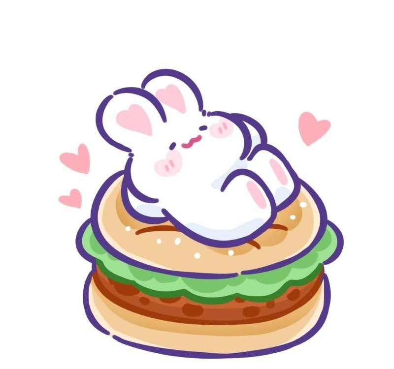 sticker thỏ cute 35