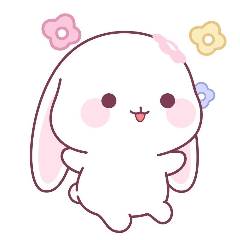 sticker thỏ cute 36