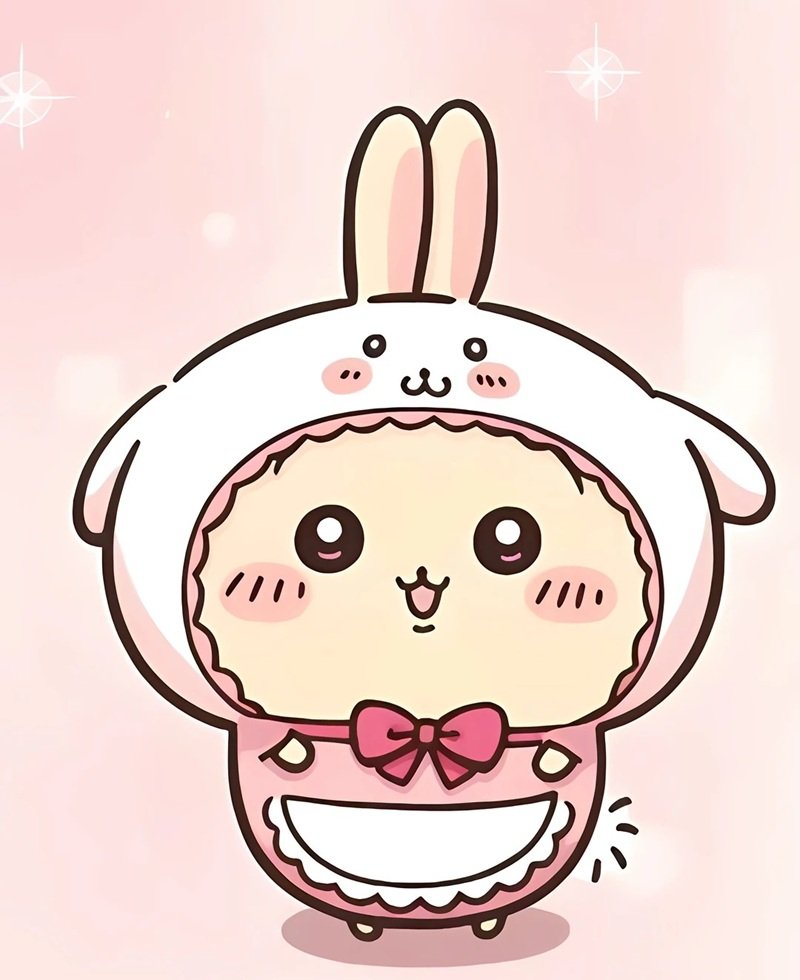 sticker thỏ cute 6