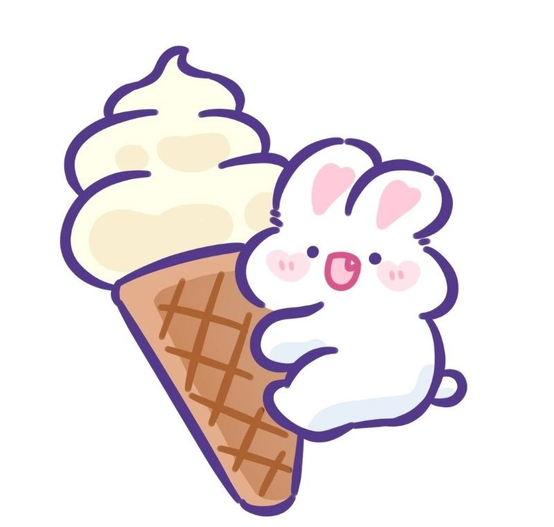 sticker thỏ cute 8