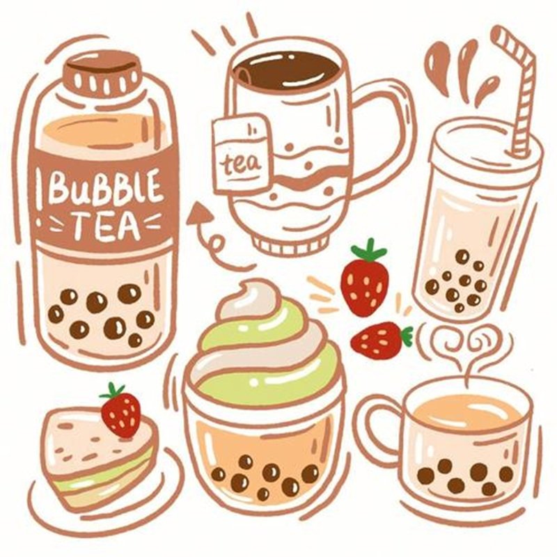 sticker trà sữa 1