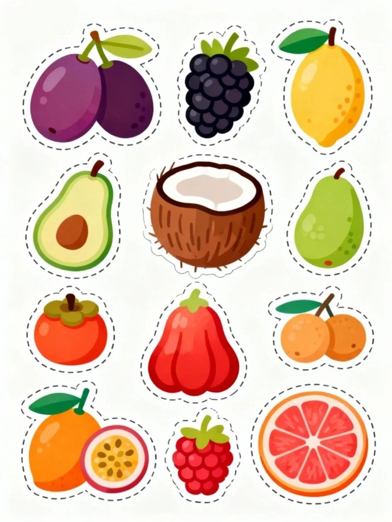 sticker trái cây 13