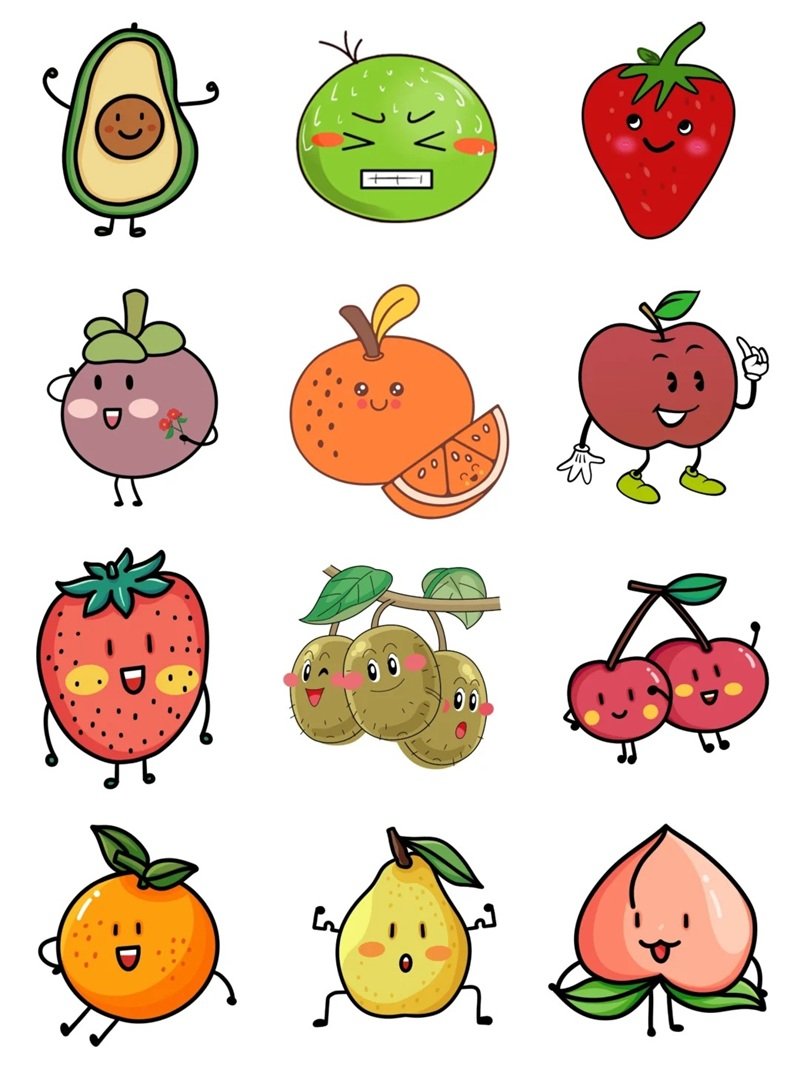 sticker trái cây 29