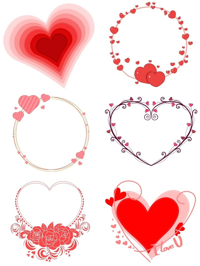 sticker trái tim 13