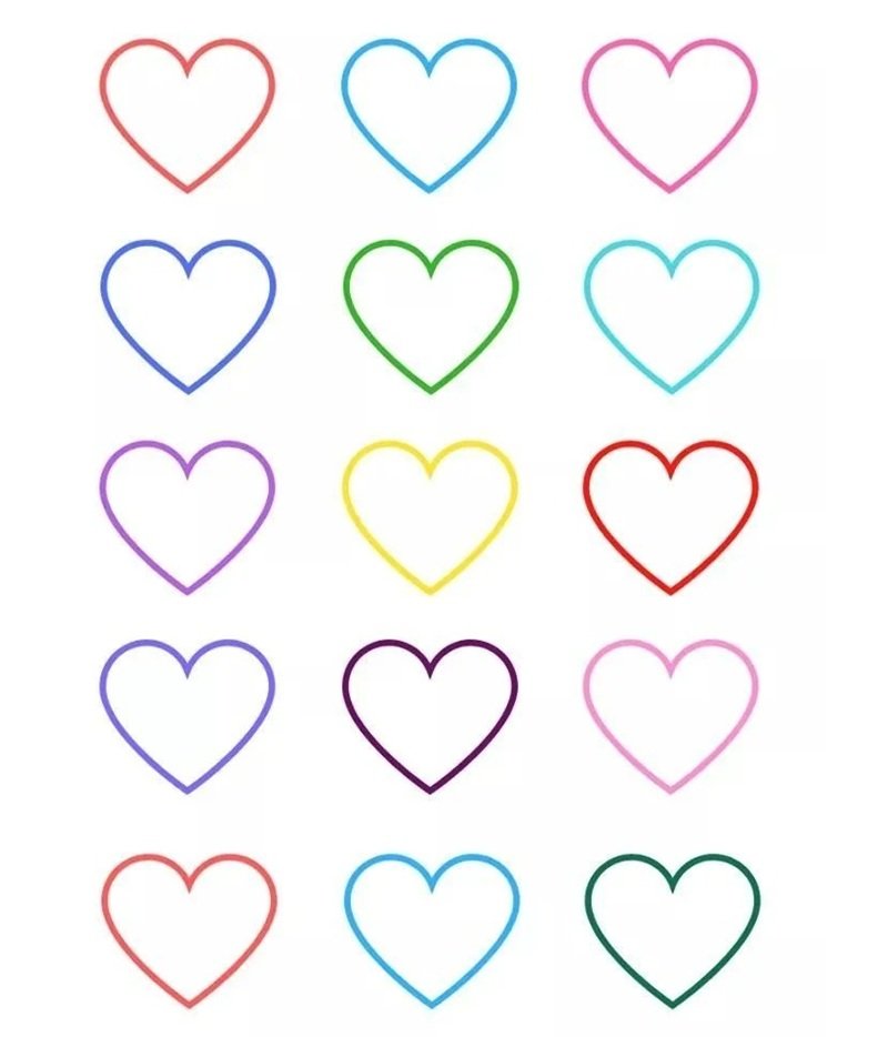 sticker trái tim 16
