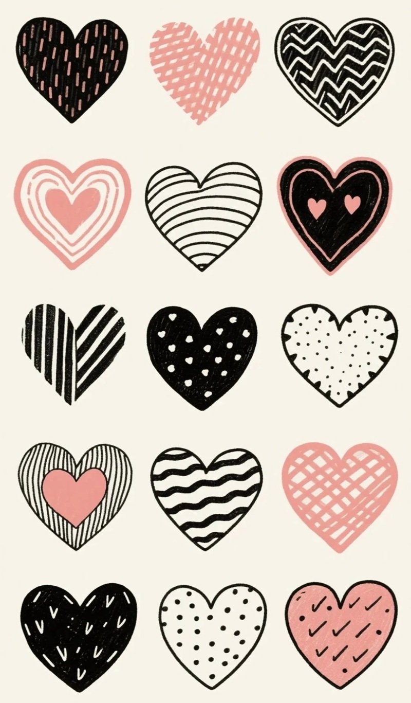 sticker trái tim 27