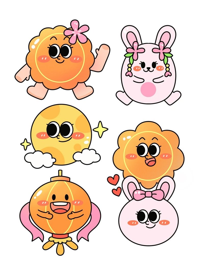 sticker trung thu 32