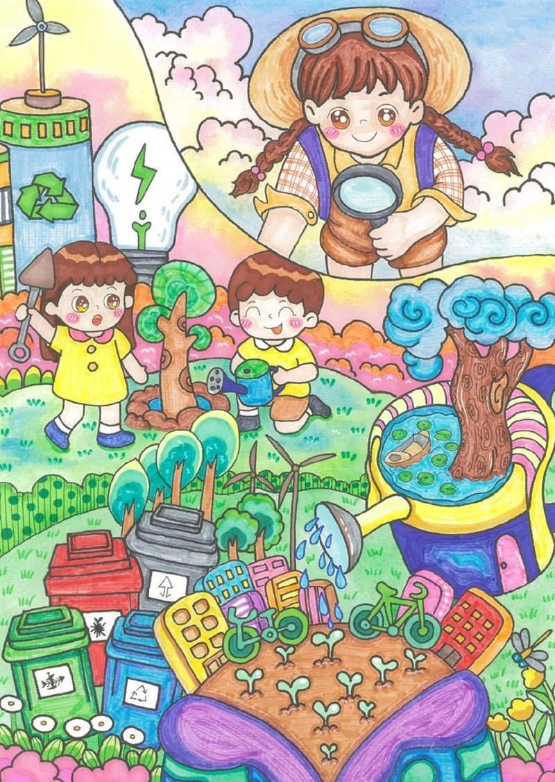 vẽ tranh ý tưởng cho một cuộc sống tốt đẹp hơn 11