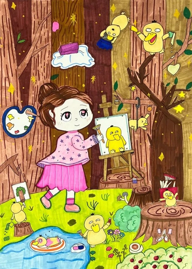 vẽ tranh ý tưởng cho một cuộc sống tốt đẹp hơn 2