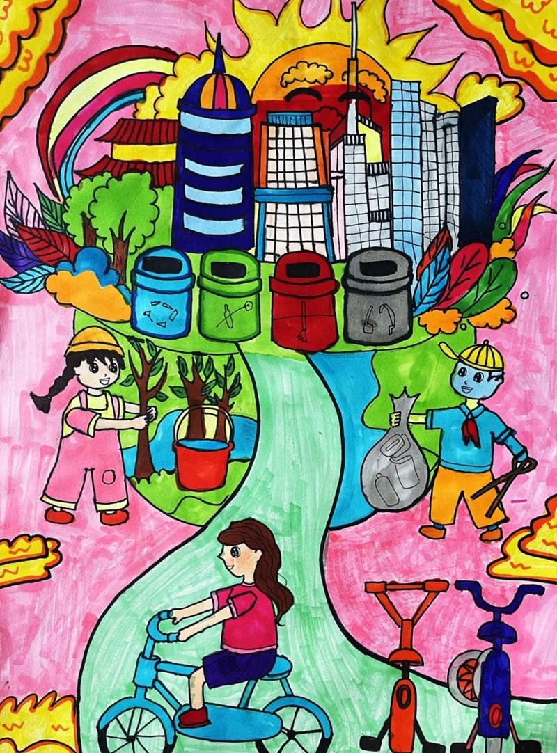 vẽ tranh ý tưởng cho một cuộc sống tốt đẹp hơn 7