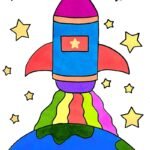 vẽ tranh ý tưởng trẻ thơ lớp 1 15