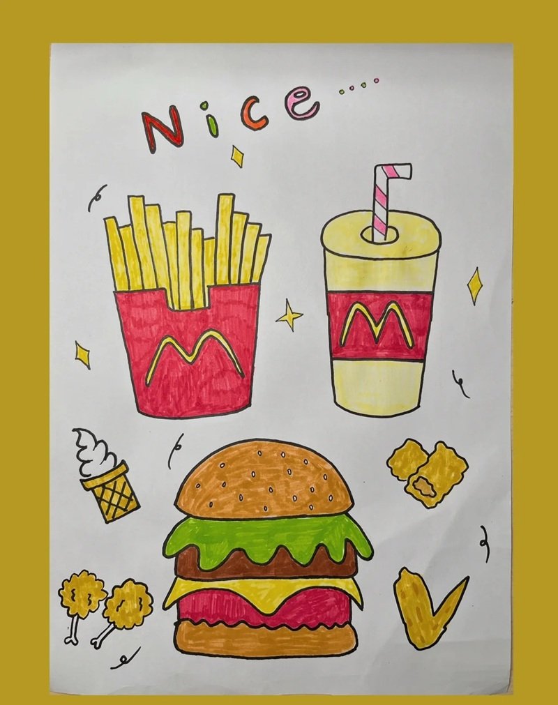 vẽ tranh ý tưởng trẻ thơ lớp 1 40