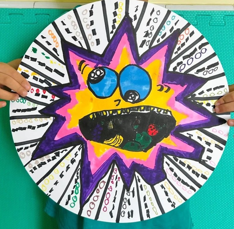 vẽ tranh ý tưởng trẻ thơ lớp 3 đơn giản 34