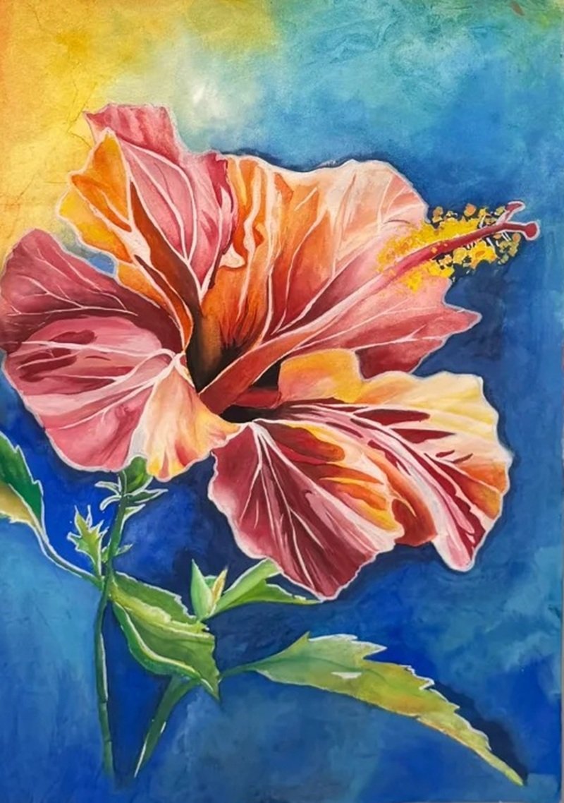 vẽ tranh ý tưởng trẻ thơ lớp 3 đơn giản 37