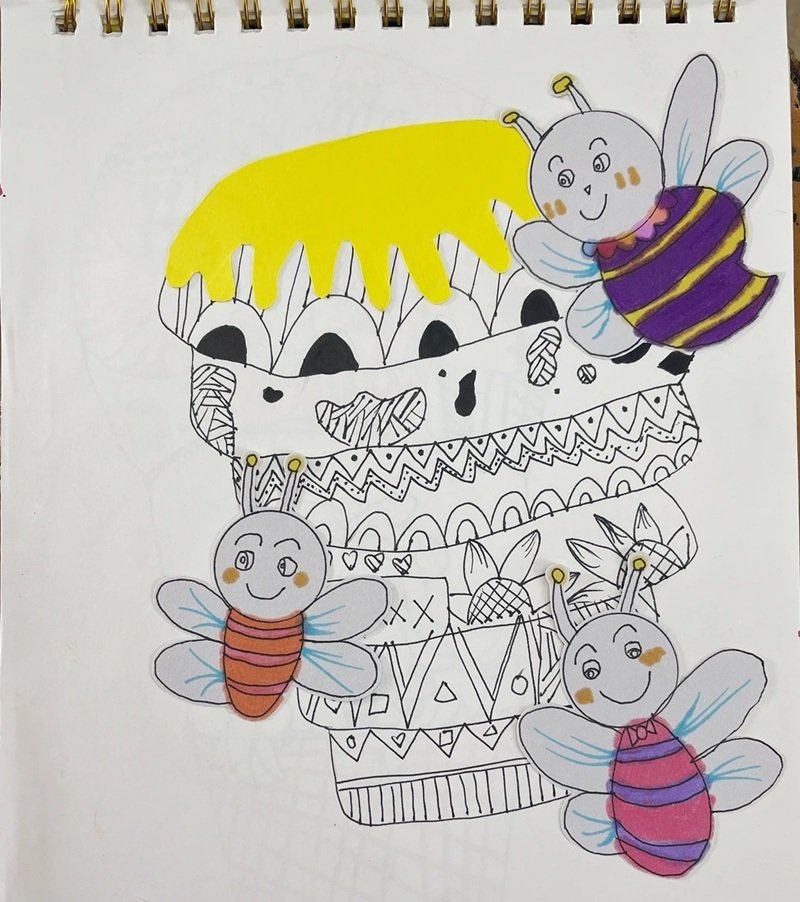 vẽ tranh ý tưởng trẻ thơ lớp 4 16