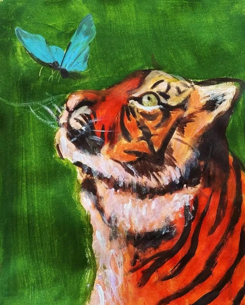 vẽ tranh ý tưởng trẻ thơ lớp 4 18