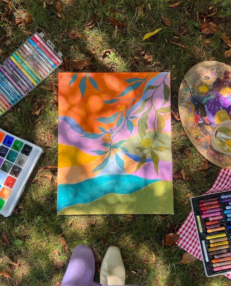 vẽ tranh ý tưởng trẻ thơ lớp 4 31