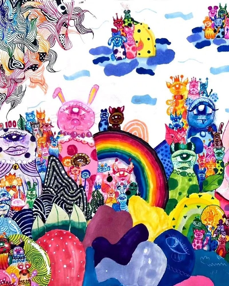 vẽ tranh ý tưởng trẻ thơ lớp 4 5