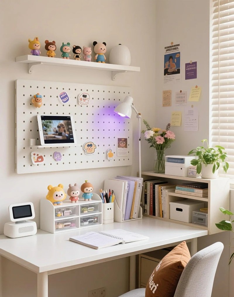 ý tưởng decor bàn học 15