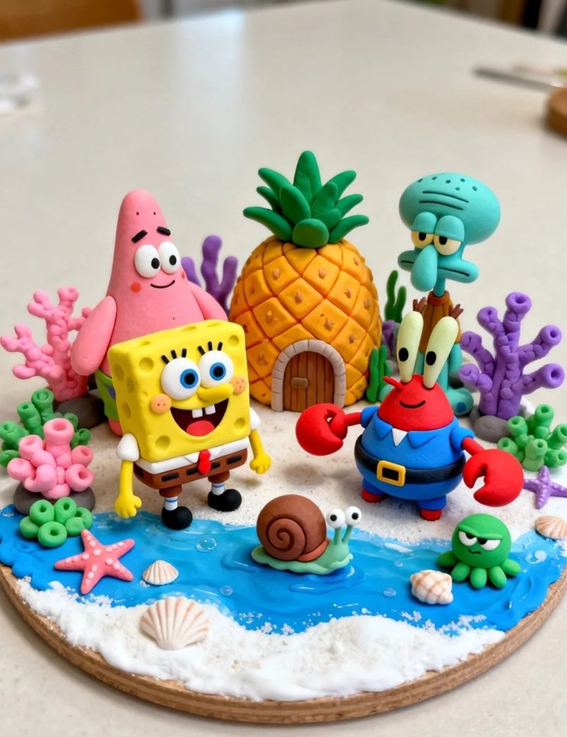 ý tưởng nặn đất sét tự khô 21