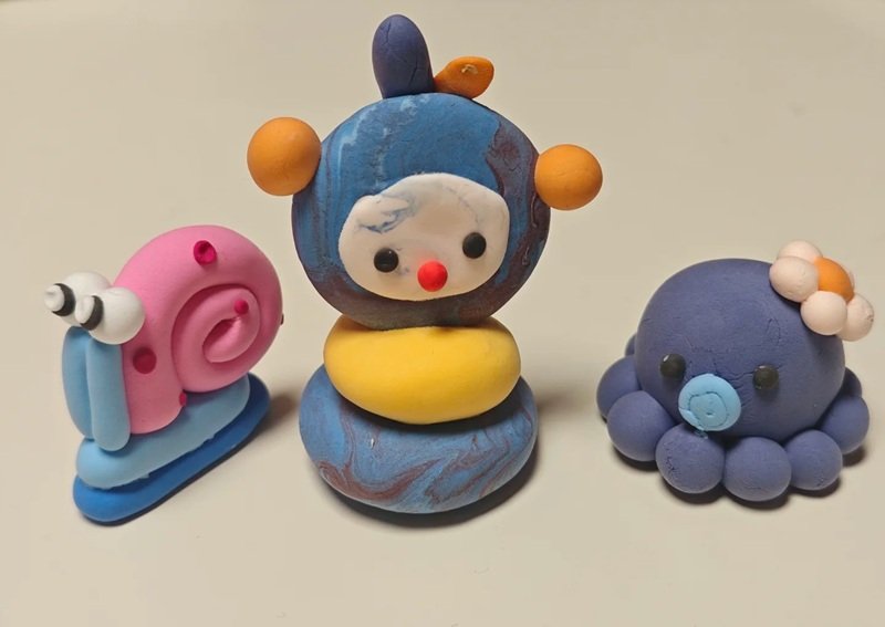 ý tưởng nặn đất sét tự khô 37